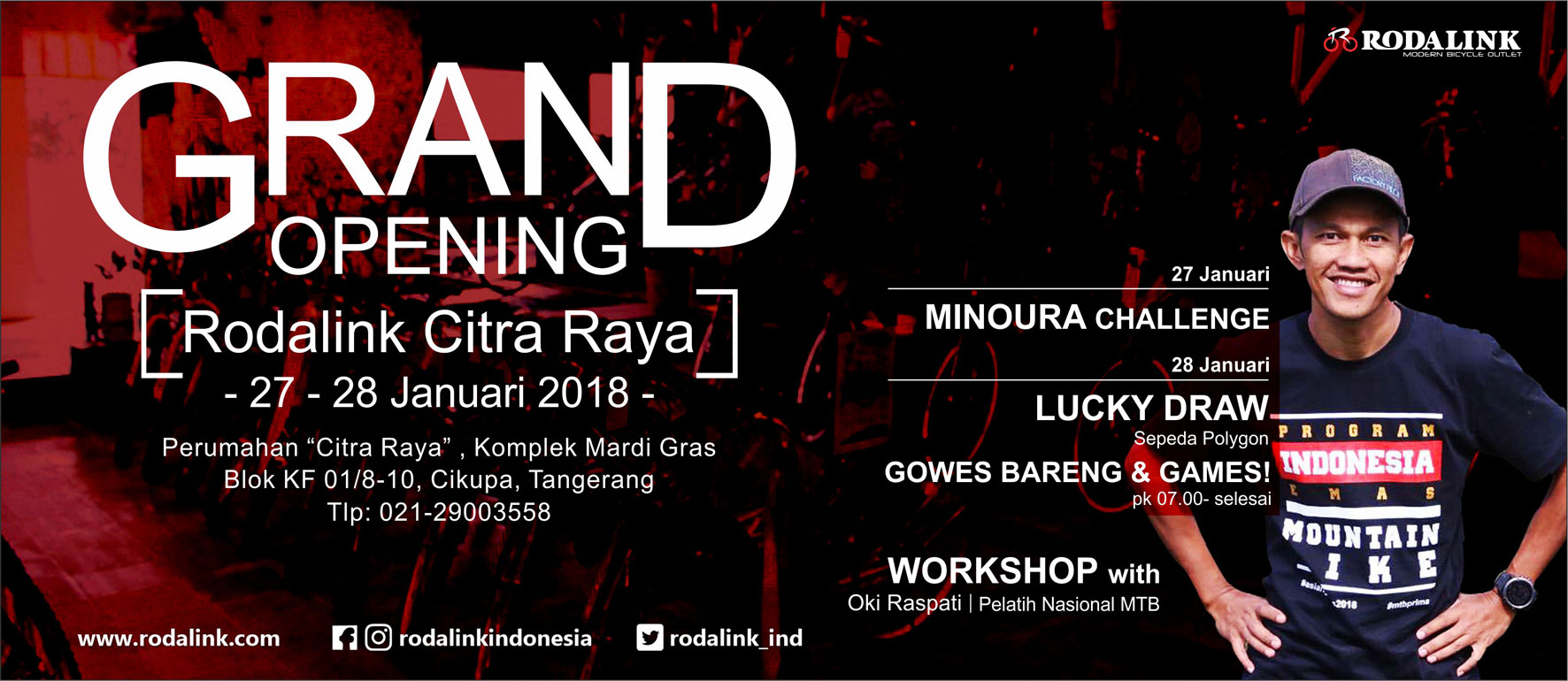 Rodalink Ajak Warga Tangerang Hidup Sehat dengan Bersepeda Rodalink Ajak Warga Tangerang Hidup Sehat dengan Bersepeda