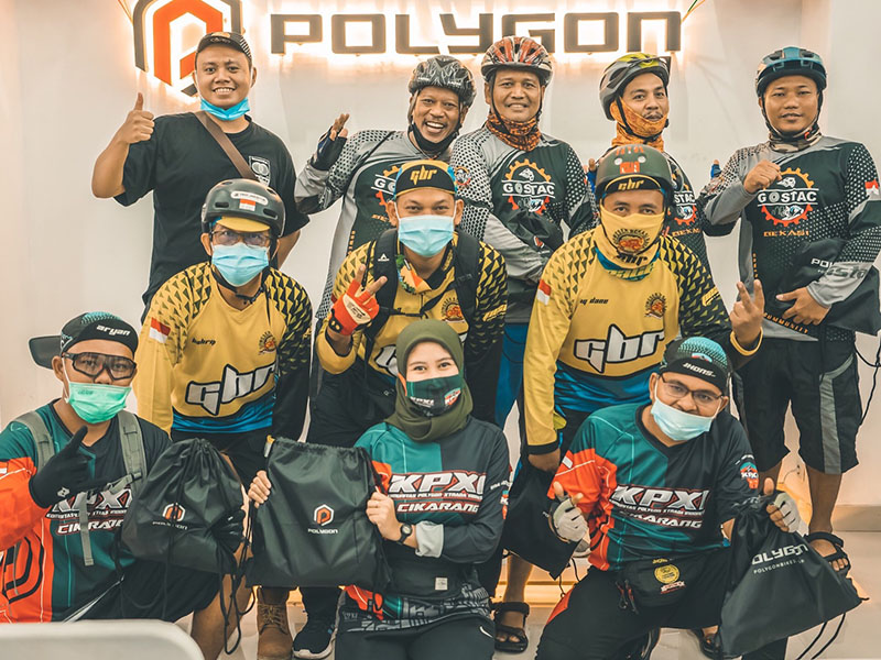 Perkembangan komunitas sepedanya yang cukup pesat Perkembangan komunitas sepedanya yang cukup pesat