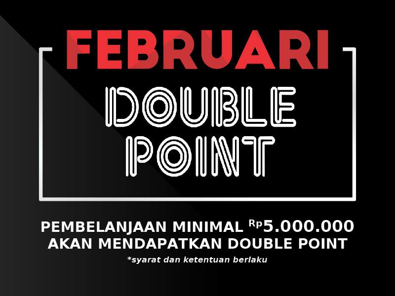 Februari Double Point! Khusus untuk kamu yang tercinta! Februari Double Point! Khusus untuk kamu yang tercinta!