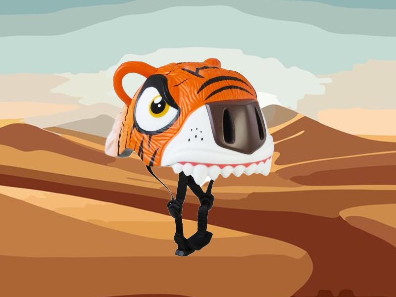 Crazy Tiger Kids Helmet with unique 3D design for kids Crazy Tiger Kids Helmet with unique 3D design for kids