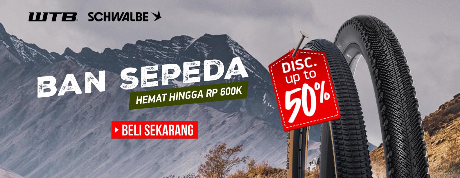Diskon Ban Sepeda Terbaik, Potongan hingga 50% OFF Diskon Ban Sepeda Terbaik, Potongan hingga 50% OFF