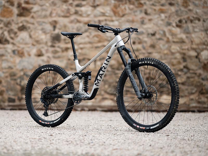 A stunning view of Marin Alpine Trail XR white version A stunning view of Marin Alpine Trail XR white version