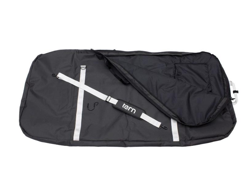 Tern Airporter Slim for BYB with a storage capacity of 132 liters and Hinomoto spinner wheels features Tern Airporter Slim for BYB with a storage capacity of 132 liters and Hinomoto spinner wheels features