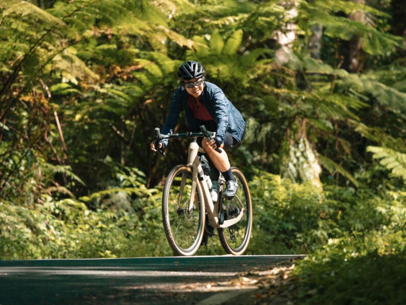 A gravel bike is powerful to be used either to go up the hills or speed on flat terrain A gravel bike is powerful to be used either to go up the hills or speed on flat terrain