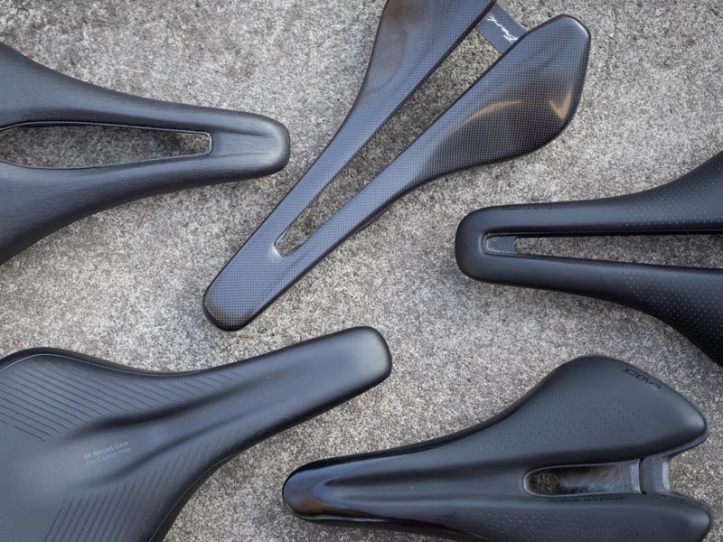 Road bike saddle variation Road bike saddle variation