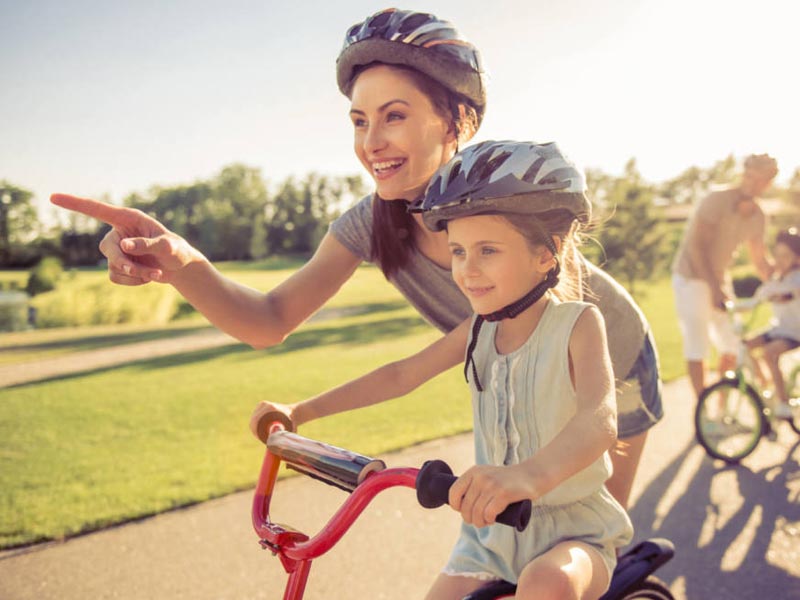 Cycling improves family bond Cycling improves family bond