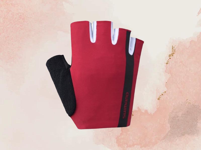 Sarung tangan Shimano Value warna merah dengan fitur anti UV Sarung tangan Shimano Value warna merah dengan fitur anti UV