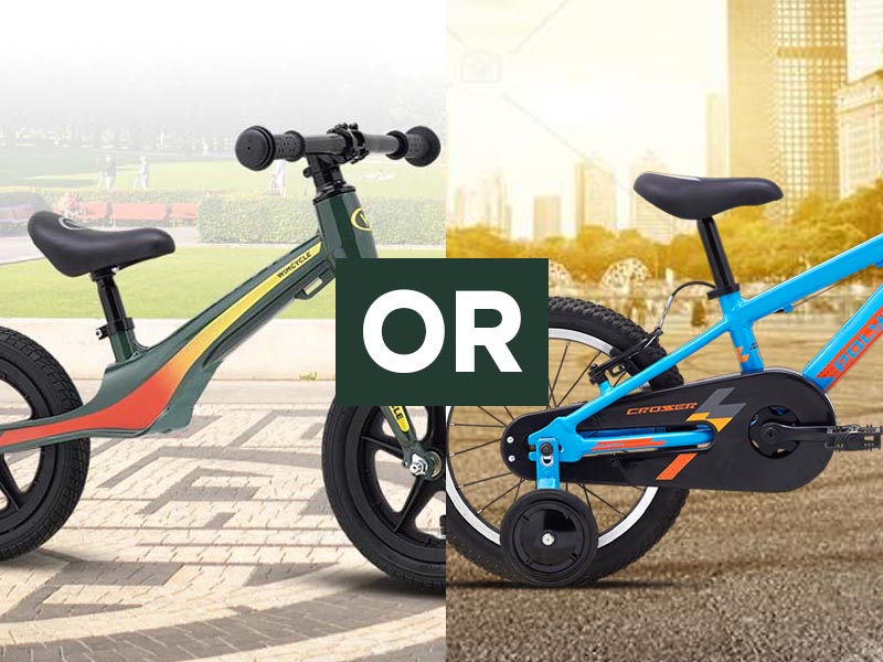 Balance bike vs sepeda roda bantu, mana yang terbaik? Balance bike vs sepeda roda bantu, mana yang terbaik?