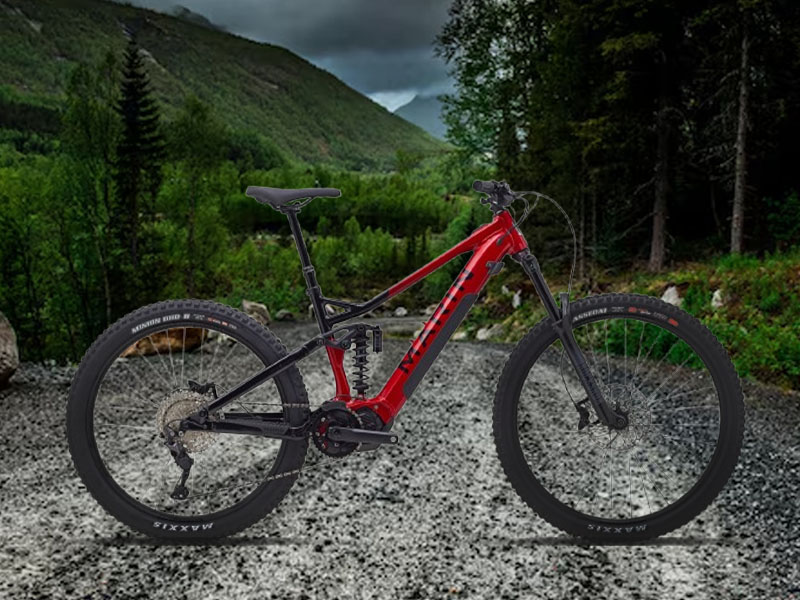 A powerful electric mountain bike Marin Alpine Trail E1 A powerful electric mountain bike Marin Alpine Trail E1