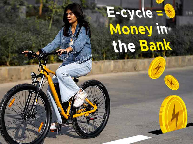 Electric bikes save more costs Electric bikes save more costs