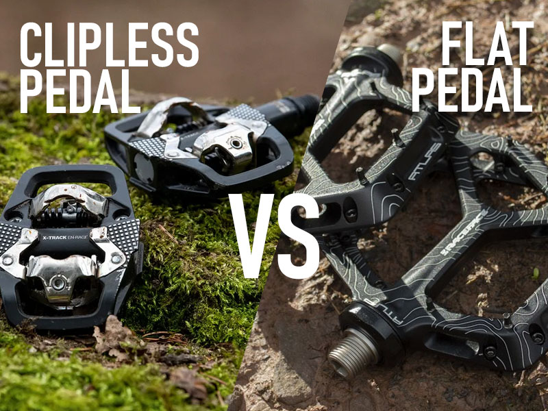 Comparison between clipless vs flat pedals Comparison between clipless vs flat pedals