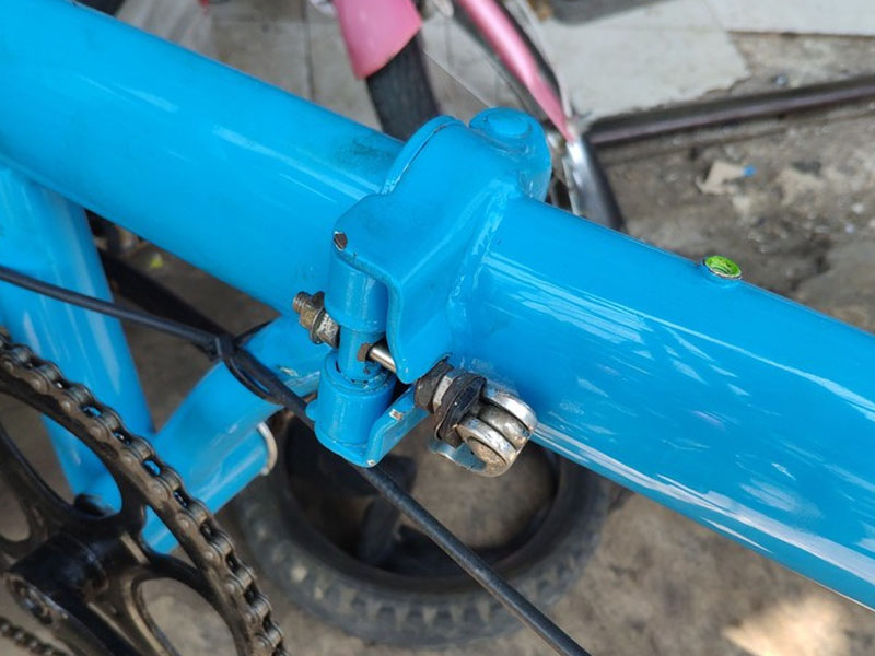 Penampilan sistem lipat engsel sepeda lipat Penampilan sistem lipat engsel sepeda lipat