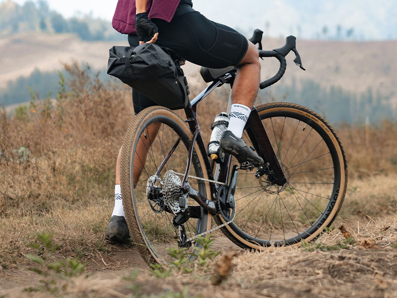 Gravel bike gear selection on the track Gravel bike gear selection on the track