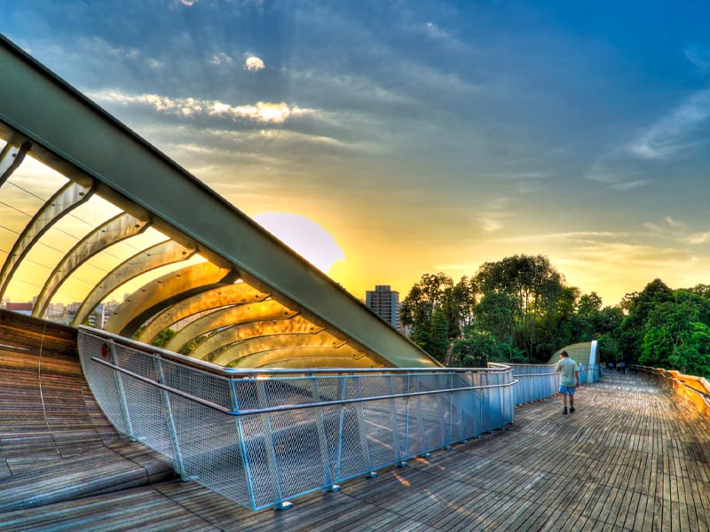 Henderson Waves: a perfect place to enjoy sunset in Singapore Henderson Waves: a perfect place to enjoy sunset in Singapore