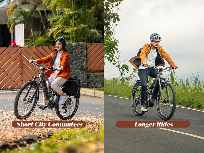 Short city commuter vs longer rides Short city commuter vs longer rides