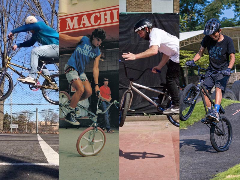 Various BMX tricks as a personal expression Various BMX tricks as a personal expression