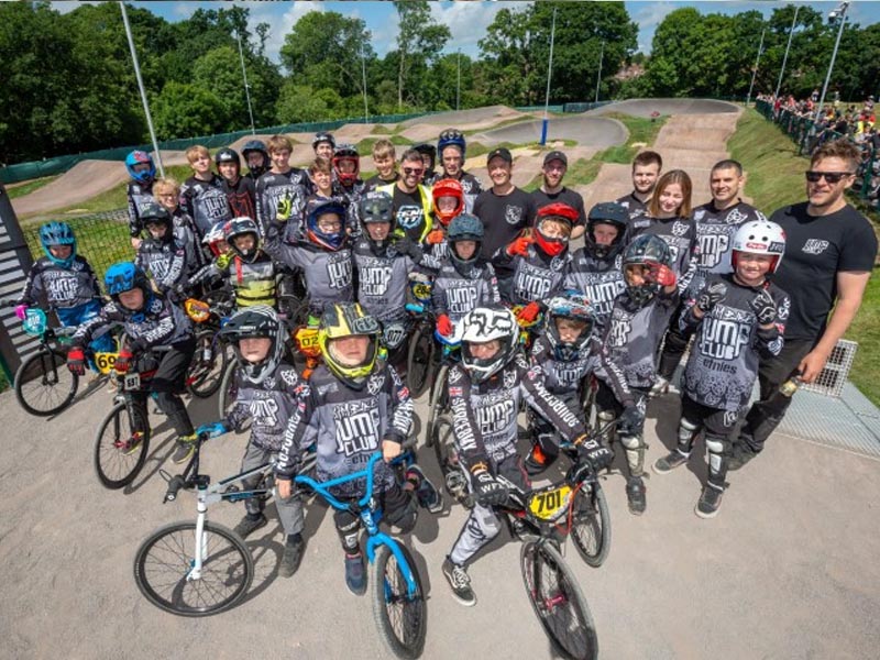 Strong connections between a BMX community Strong connections between a BMX community