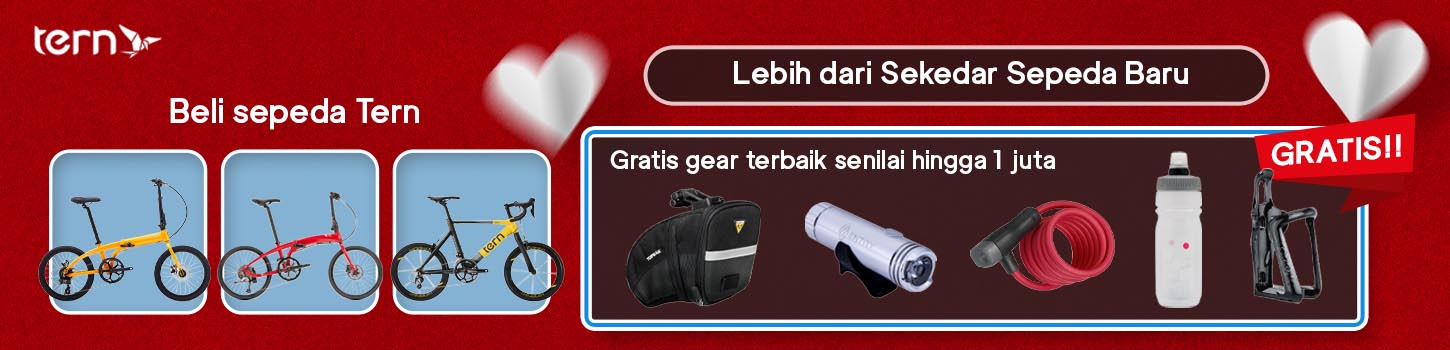 Sepeda Tern gratis gear hingga 1 juta Sepeda Tern gratis gear hingga 1 juta