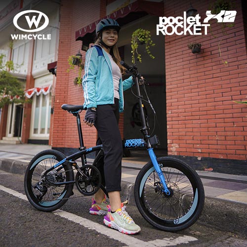 Wimcycle Sepeda Lipat Pocket Rocket X2 Wimcycle Sepeda Lipat Pocket Rocket X2