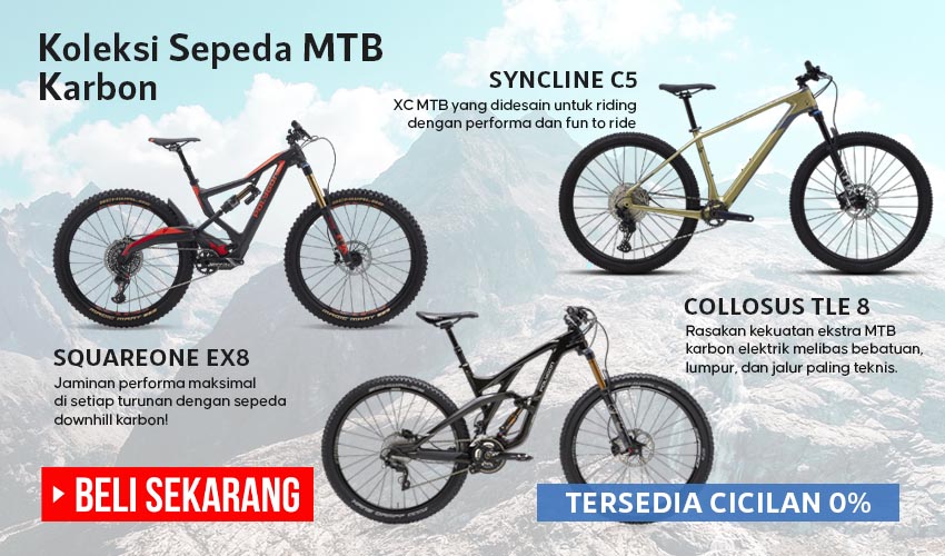 Koleksi sepeda gunung karbon Koleksi sepeda gunung karbon