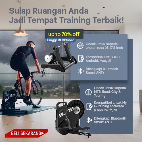 Latihan kapanpun dengan indoor trainer Latihan kapanpun dengan indoor trainer