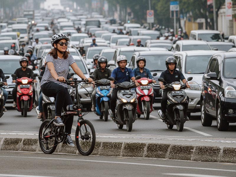 Mini Velo: Lewati macet tanpa ribet Mini Velo: Lewati macet tanpa ribet