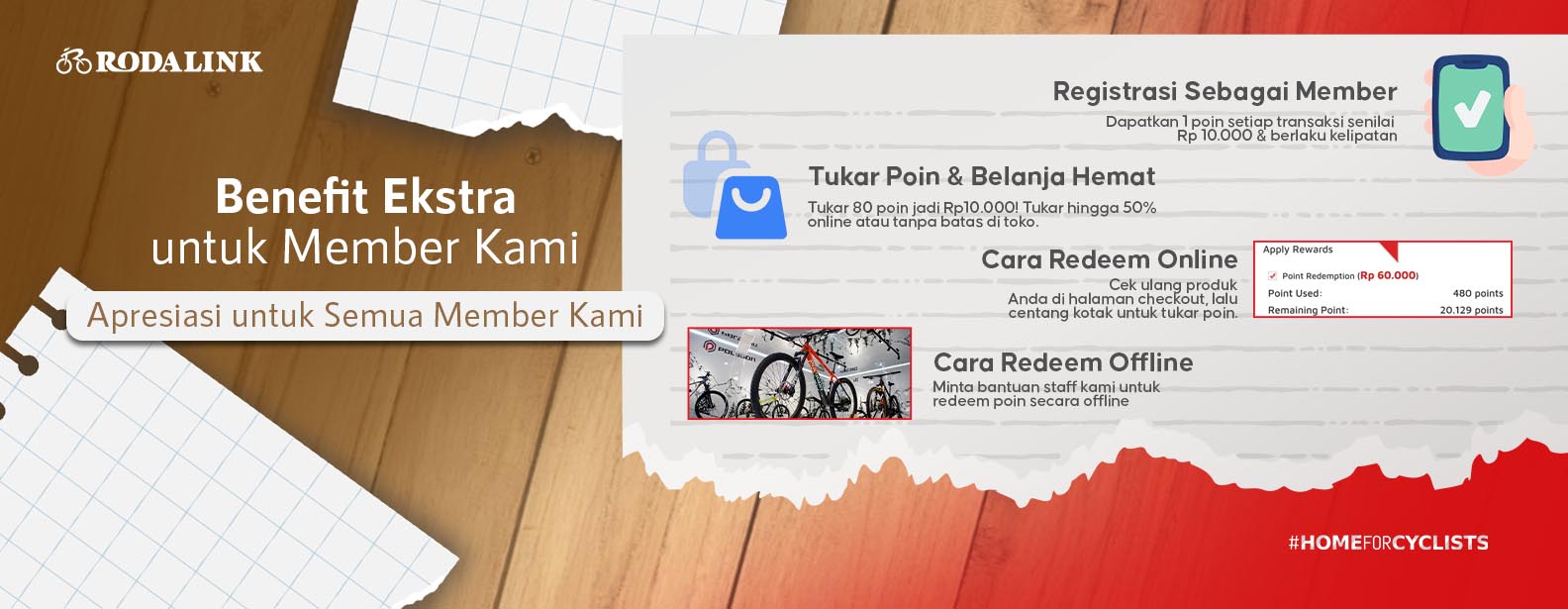 Benefit Ekstra untuk Member Kami Benefit Ekstra untuk Member Kami