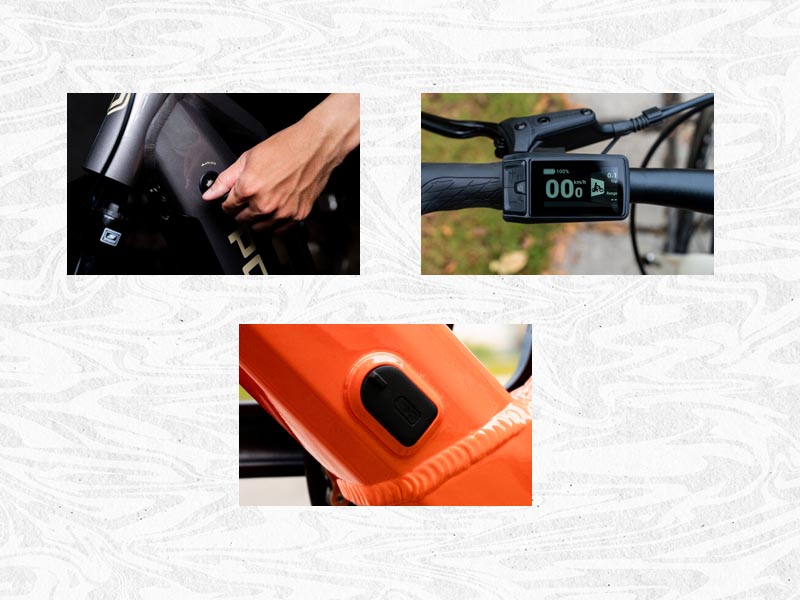 Komponen sensitif pada sepeda listrik Komponen sensitif pada sepeda listrik