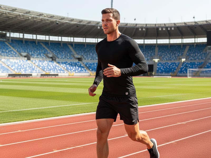 Baselayer sebagai lapisan dasar tubuh saat berolahraga Baselayer sebagai lapisan dasar tubuh saat berolahraga