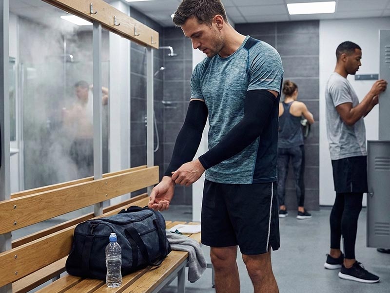 Manset untuk kenyamanan & looks ekstra saat berolahraga Manset untuk kenyamanan & looks ekstra saat berolahraga