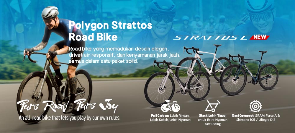 New Polygon Strattos Road Bike New Polygon Strattos Road Bike