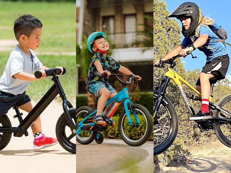 Some of kids bike types Some of kids bike types