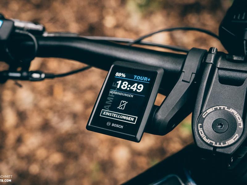 An electric bike’s cyclo computer An electric bike’s cyclo computer