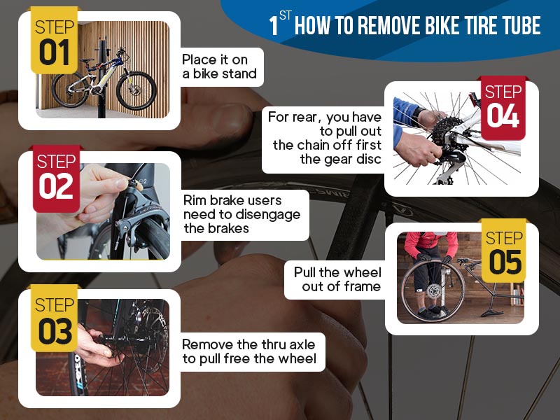 1ST How to Remove Bike Tire 1ST How to Remove Bike Tire