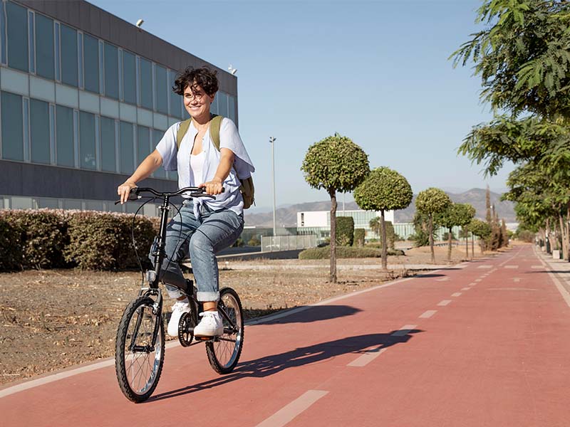 Foldable bike is the perfect pair to get around the town Foldable bike is the perfect pair to get around the town