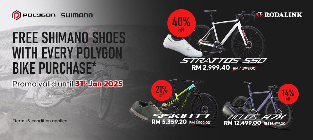 Buy Polygon Bike & Get Free Shimano Shoes Buy Polygon Bike & Get Free Shimano Shoes