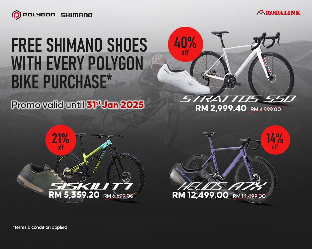 Buy Polygon Bike & Get Free Shimano Shoes Buy Polygon Bike & Get Free Shimano Shoes