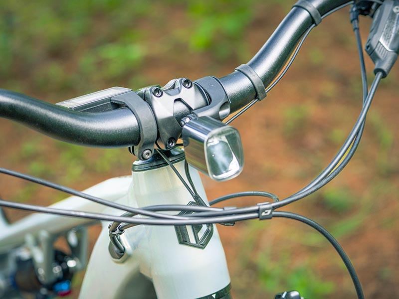 Electric bike’s front and rear lights Electric bike’s front and rear lights