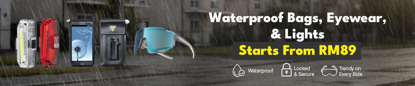 Waterproof bags, eyewear, & lights Waterproof bags, eyewear, & lights