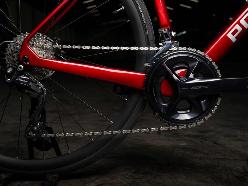 Polygon Strattos road bike drivetrain Polygon Strattos road bike drivetrain