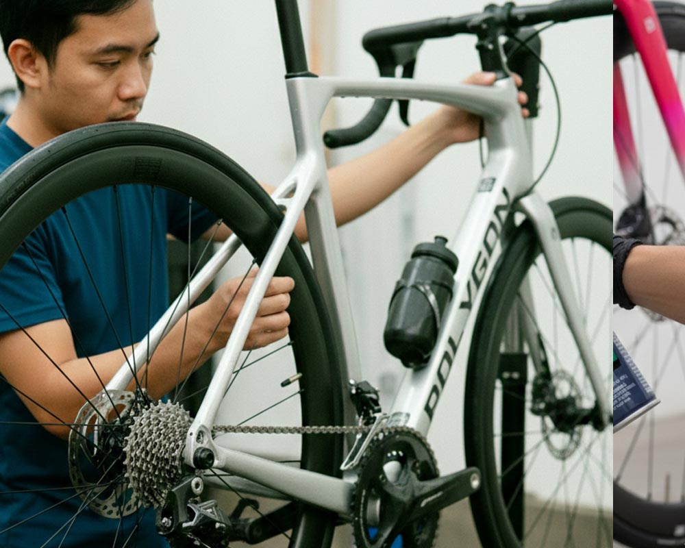 Inspecting wear & tear Inspecting wear & tear