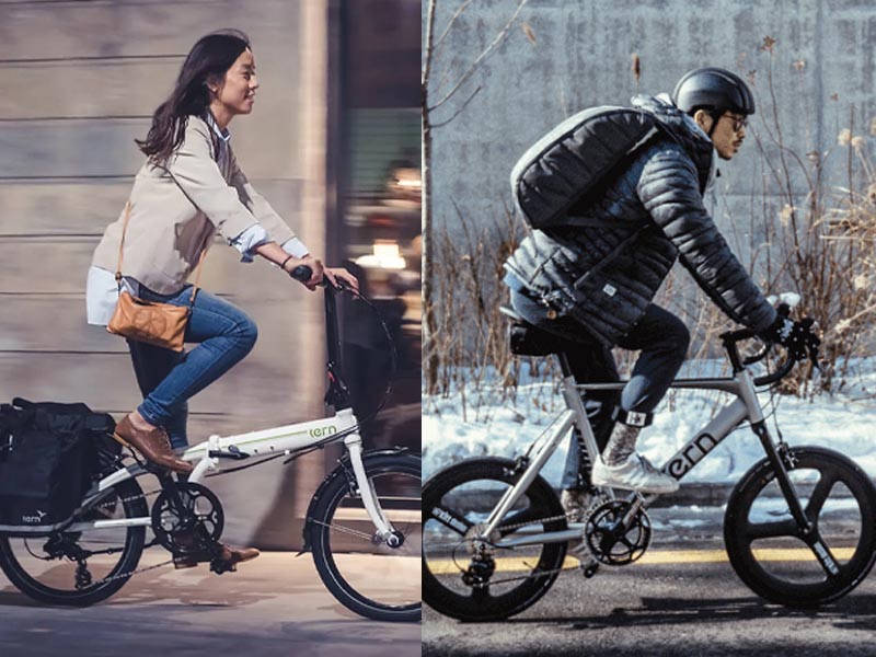 Commuting with Tern folding bikes & Mini Velo Commuting with Tern folding bikes & Mini Velo