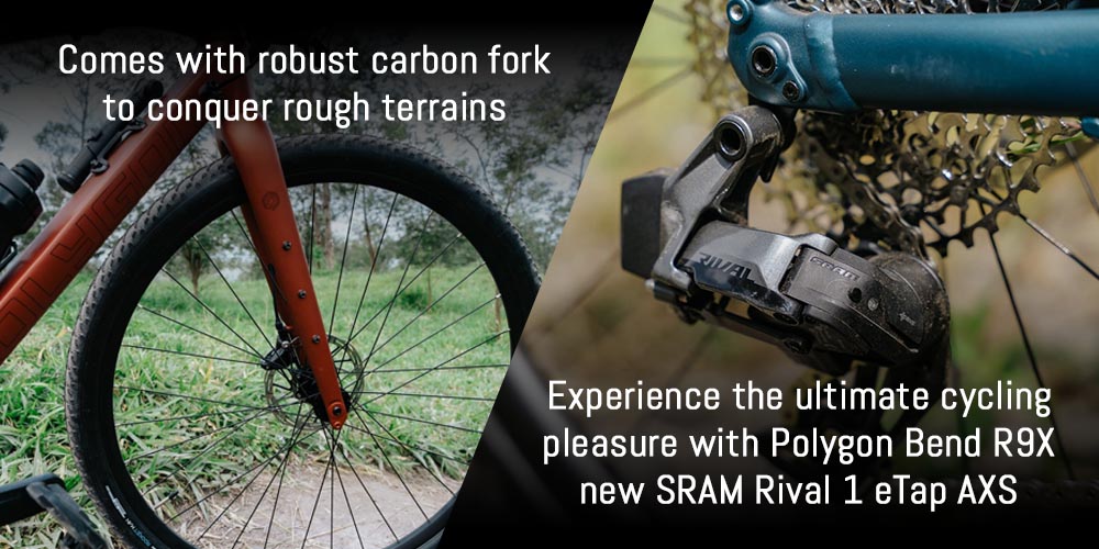 Comes with robust carbon fork& Experience the ultimate cycling pleasure Comes with robust carbon fork& Experience the ultimate cycling pleasure