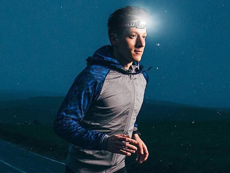 Running headlamp for better visibility Running headlamp for better visibility