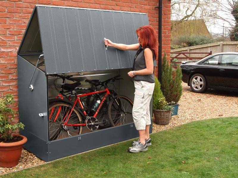 Use outdoor bike storage Use outdoor bike storage
