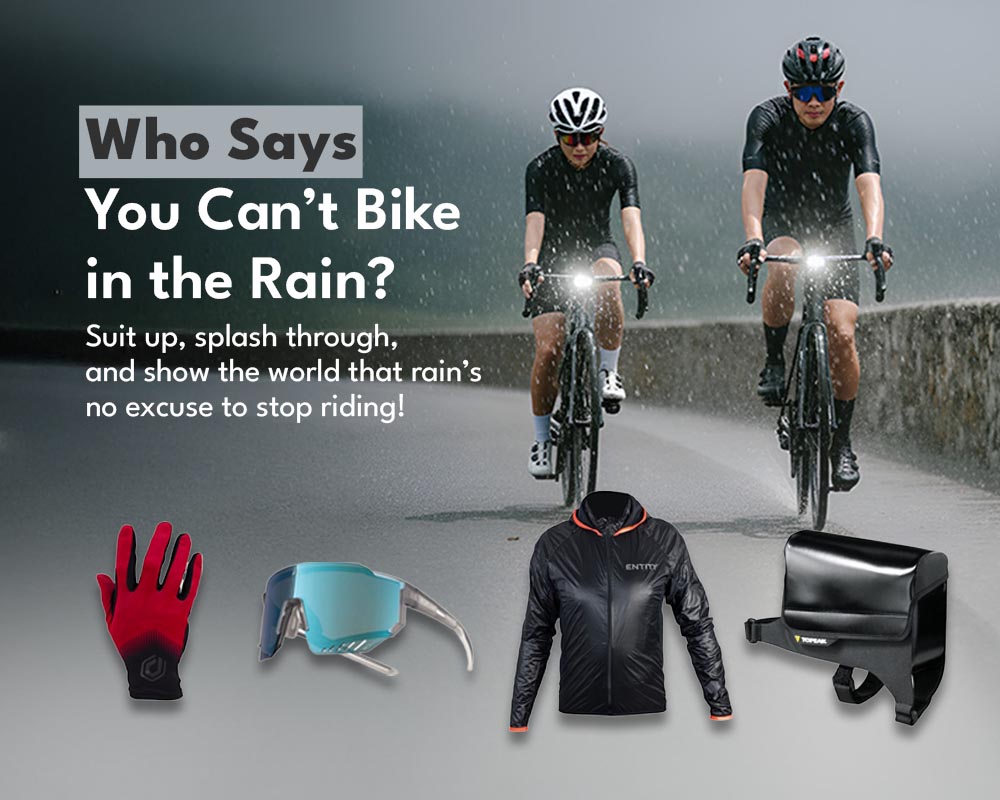 Rain-ready cycling gear collection Rain-ready cycling gear collection