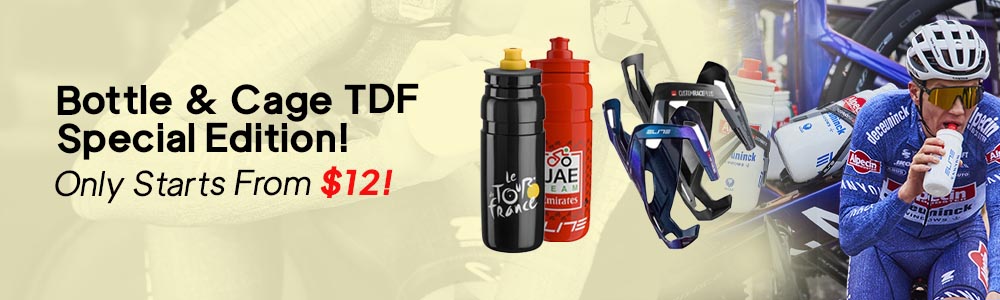 Special TDF edition bottle & cage Special TDF edition bottle & cage