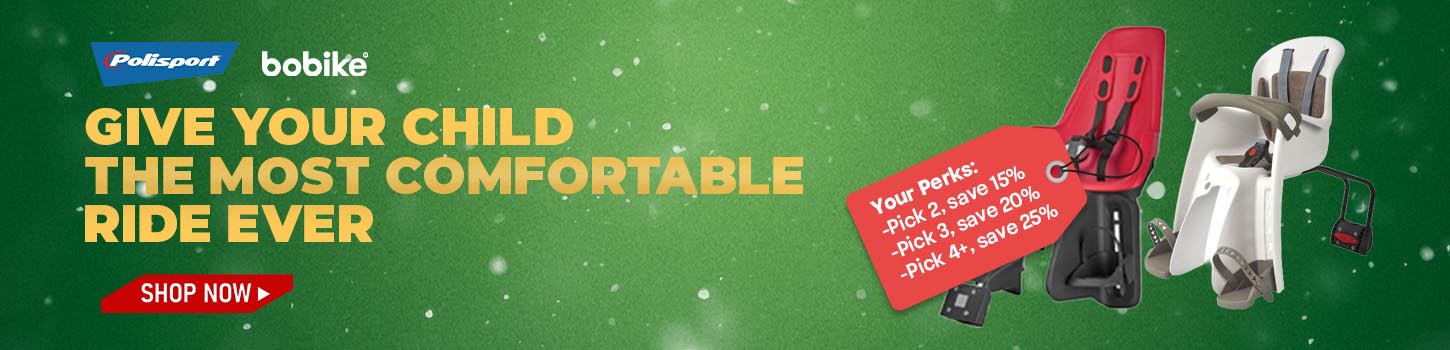 Top cycling gear from Bobike & Polisport Top cycling gear from Bobike & Polisport