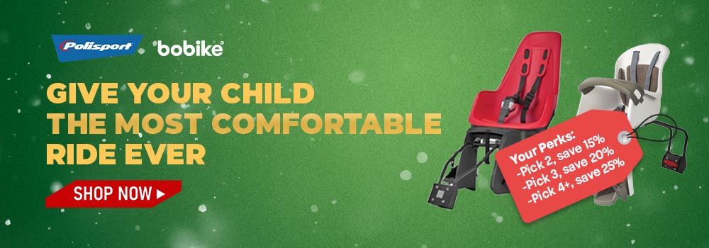 Top cycling gear from Bobike & Polisport Top cycling gear from Bobike & Polisport