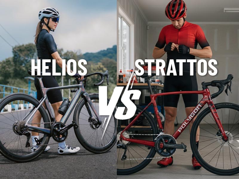 Polygon Strattos vs Helios road bike Polygon Strattos vs Helios road bike